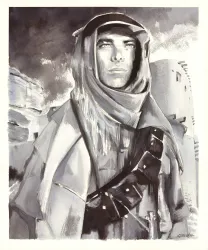 Illustration noir et blanc, Les Enfants du ciel, Bernard Vrancken