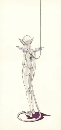 Illustration couleur, Sky-Doll, La Ville jaune (T.1), Alessandro Barbucci