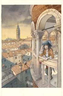 Colored illustration, Giacomo C.,  Griffo