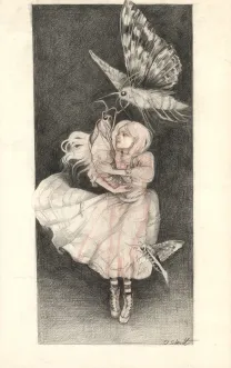 Black and white illustration, Daria Schmitt