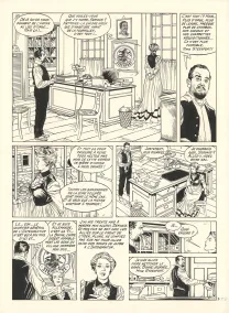 Planche noir et blanc, Les Maîtres de l'orge, Adrien, 1917 (T.3), Francis Vallès