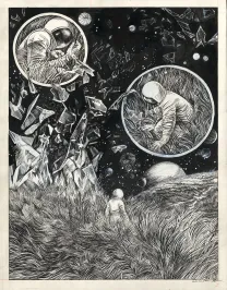 Black and white original page, Daria Schmitt