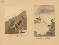 Colored illustration, Du temps que j'étais "Boiscout", Pierre Joubert