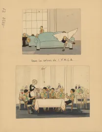 Illustration couleur, Du temps que j'étais "Boiscout", Pierre Joubert