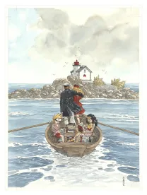Illustration couleur,  Maël
