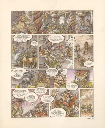 Planche couleur, Légendes des Contrées oubliées, La Saison des cendres (T.1), Thierry Ségur
