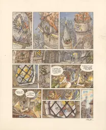 Planche couleur, Légendes des Contrées oubliées, La Saison des cendres (T.1), Thierry Ségur