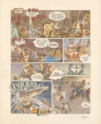 Planche couleur, Légendes des Contrées oubliées, La Saison des cendres (T.1), Thierry Ségur
