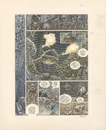 Colored original page, Légendes des Contrées oubliées, Le Pays des songes (T.2), Thierry Ségur