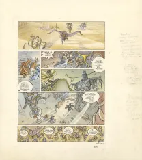 Colored original page, Légendes des Contrées oubliées, Le Sang des rois (T.3), Thierry Ségur