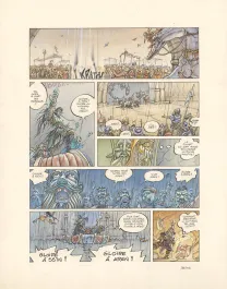 Colored original page, Légendes des Contrées oubliées, Le Sang des rois (T.3), Thierry Ségur