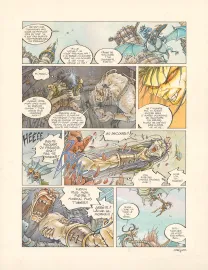 Planche couleur, Légendes des Contrées oubliées, Le Sang des rois (T.3), Thierry Ségur