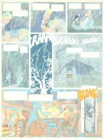 Color layout, Louis la Guigne, Fureur (T.8), Jean-Paul Dethorey