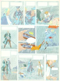 Color layout, Louis la Guigne, Fureur (T.8), Jean-Paul Dethorey