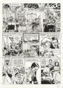 Black and white original page, Louisiana, La Couleur du Sang (T.2), Gontran Toussaint