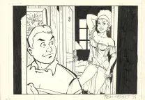 Illustration noir et blanc, Tatiana K., Félix Meynet