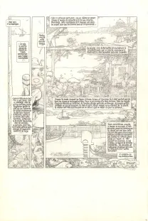 Planche noir et blanc, Le Vent dans les Sables , L'Invitation au voyage (T.1), Michel Plessix