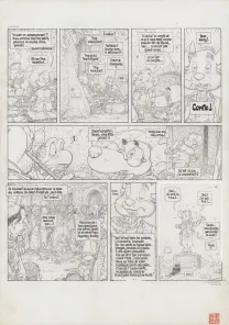 Planche noir et blanc, Le Vent dans les Sables , Étranges Etrangers (T.2), Michel Plessix