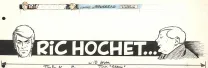 Black and white illustration, Ric Hochet, Ric Hochet contre le Bourreau (T.14),  Tibet