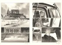 Planche noir et blanc, La Lune est blanche, Emmanuel Lepage
