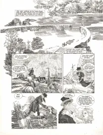 Planche noir et blanc, Les Travailleurs de la mer, Michel Durand