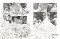 Planche noir et blanc, Les Travailleurs de la mer, Michel Durand
