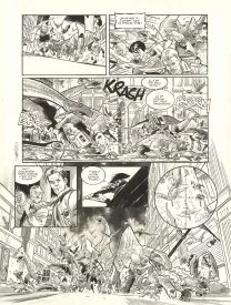 Planche noir et blanc, The Kong Crew, Central Dark (T.3), Eric Herenguel