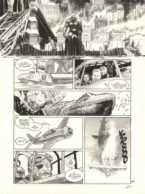 Planche noir et blanc, The Kong Crew, Central Dark (T.3), Eric Herenguel