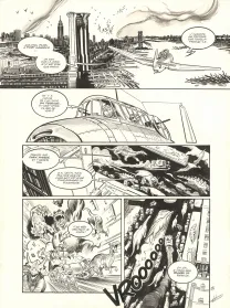 Planche noir et blanc, The Kong Crew, Central Dark (T.3), Eric Herenguel