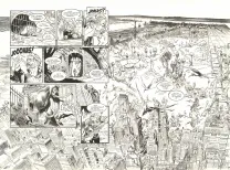 Black and white original page, The Kong Crew, Manhattan Jungle (T.1), Eric Herenguel