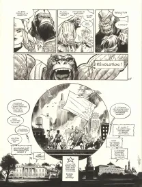 Planche noir et blanc, The Kong Crew, Central Dark (T.3), Eric Herenguel