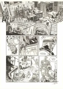 Planche noir et blanc, The Kong Crew, Central Dark (T.3), Eric Herenguel