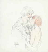 Illustration couleur, Les 7 Vies de l'Épervier, La Marque du Condor (T.7), André Juillard