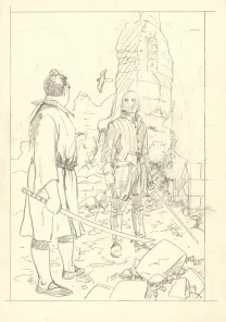 Crayonné, Les 7 Vies de l'Épervier, Hyronimus (T.4), André Juillard