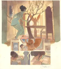 Planche couleur, Le Voleur d'amour, Yannick Corboz