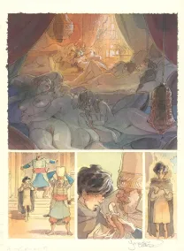 Colored original page, Le Voleur d'amour, Yannick Corboz
