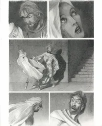 Planche noir et blanc, Macbeth, Paul & Gaëtan Brizzi