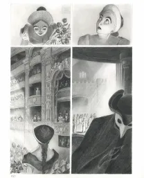 Planche noir et blanc, Le Fantôme de l'Opéra , Paul & Gaëtan Brizzi