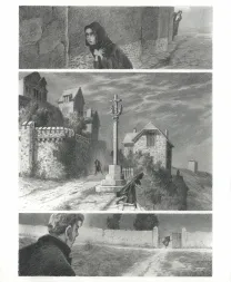 Planche noir et blanc, Le Fantôme de l'Opéra , Paul & Gaëtan Brizzi