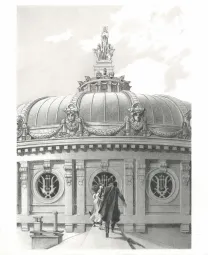 Planche noir et blanc, Le Fantôme de l'Opéra , Paul & Gaëtan Brizzi