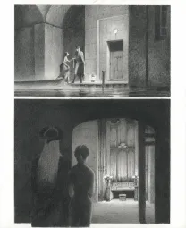 Planche noir et blanc, Le Fantôme de l'Opéra , Paul & Gaëtan Brizzi