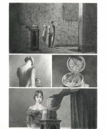 Planche noir et blanc, Le Fantôme de l'Opéra , Paul & Gaëtan Brizzi