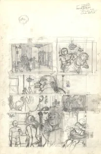 Planche noir et blanc, Julien Boisvert , Jikuri (T.3), Michel Plessix