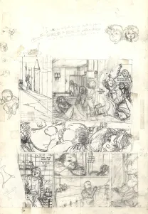Planche noir et blanc, Julien Boisvert , Jikuri (T.3), Michel Plessix