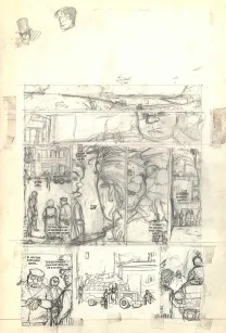 Planche noir et blanc, Julien Boisvert , Jikuri (T.3), Michel Plessix