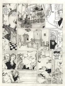 Planche noir et blanc, Julien Boisvert , Jikuri (T.3), Michel Plessix