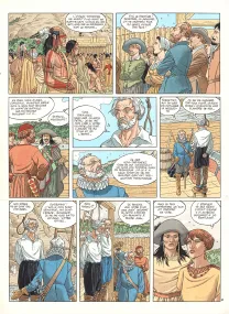 Planche couleur, Plume aux Vents, Ni Dieu ni Diable (T.4), André Juillard