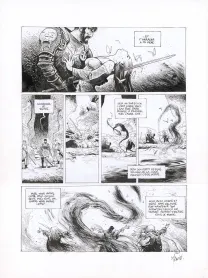 Planche noir et blanc, Ténébreuse, Livre second  (T.2), Vincent Mallié
