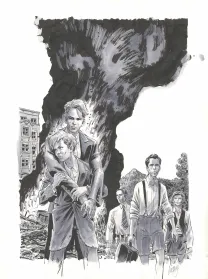 Illustration noir et blanc, Sébastien Goethals