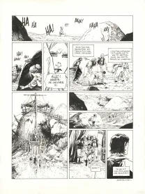 Planche noir et blanc, 1629... ou l'Effrayante Histoire des naufragés du Jakarta, L'île rouge (T.2), Thimothée Montaigne